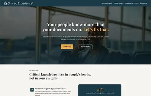 Shared Experience™ AI Knowledge Capture Platform